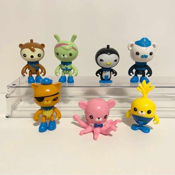 Mattel Other - Octonauts Action Figure 3” Toy Lot Bundle Cake Topper Playset